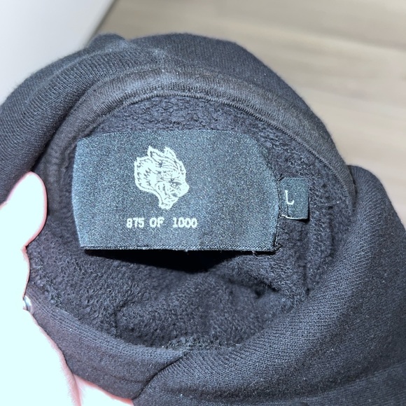 Darc Sport Memento Mori NFGU Black Long Sleeves Sweater HOODIE L Large Goth - Picture 9 of 9